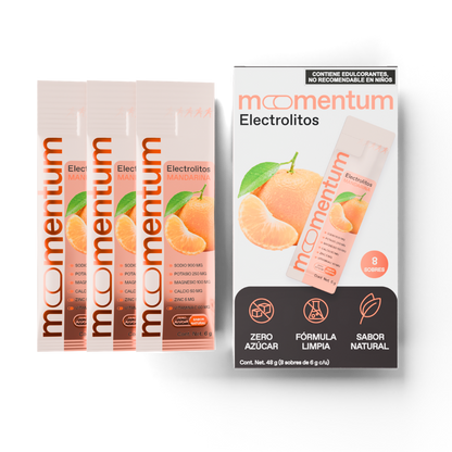 Electrolitos Mandarina · 8 PACK