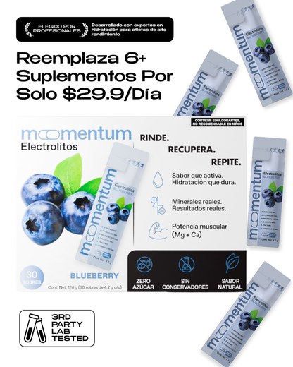 Electrolitos Blueberry ·8 PACK
