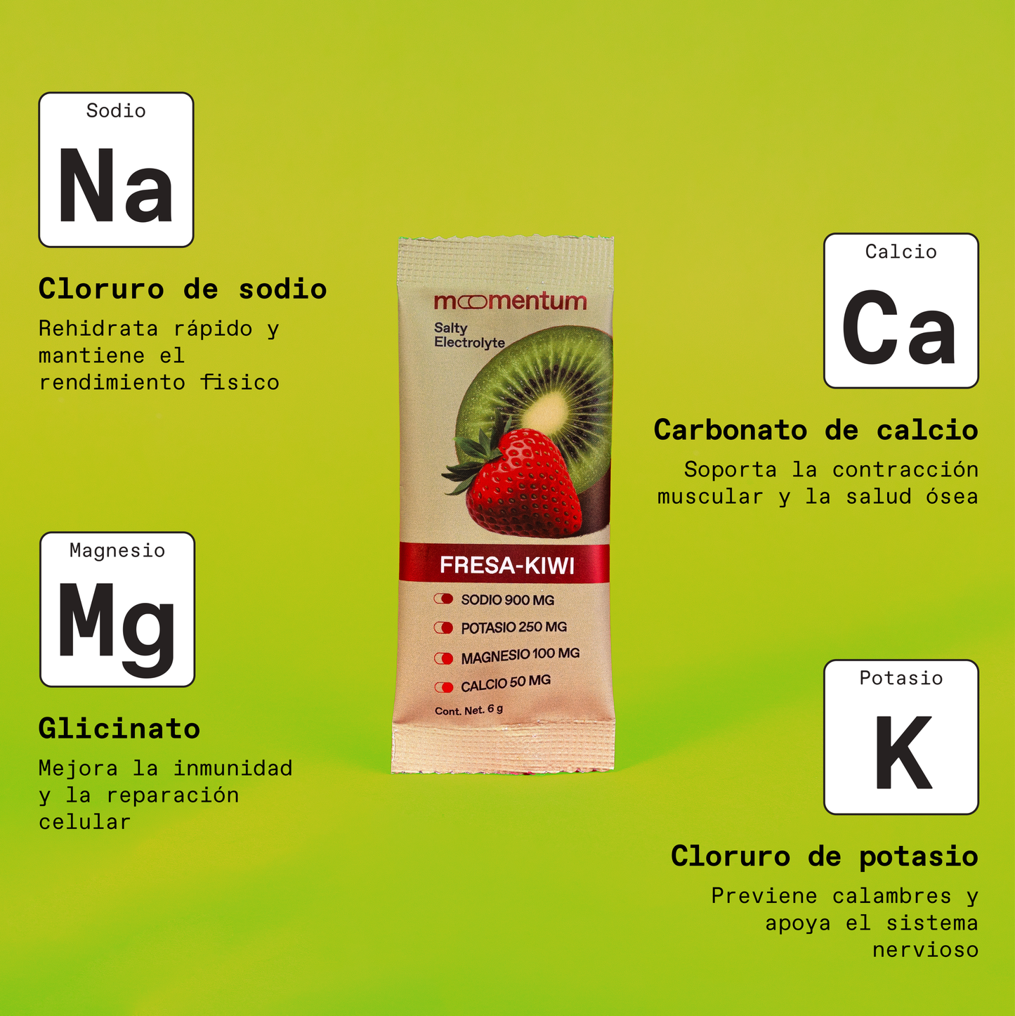 Electrolitos Fresa-Kiwi Salty