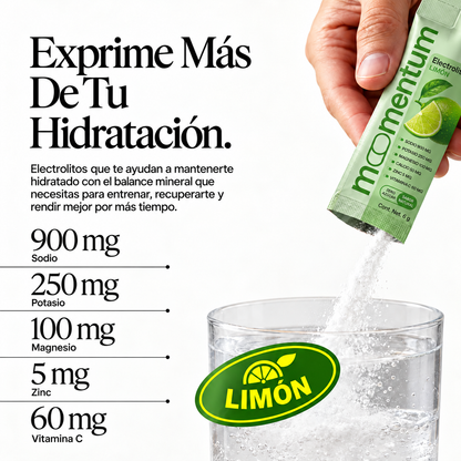 Electrolitos Limón · 8 PACK
